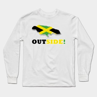 Jamaican Outside Long Sleeve T-Shirt